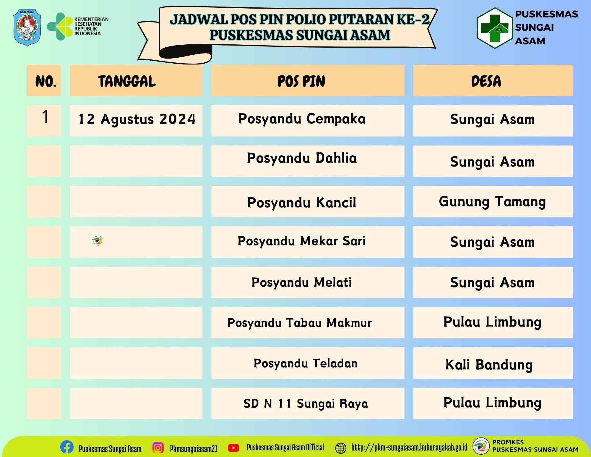 JADWAL KEGIATAN